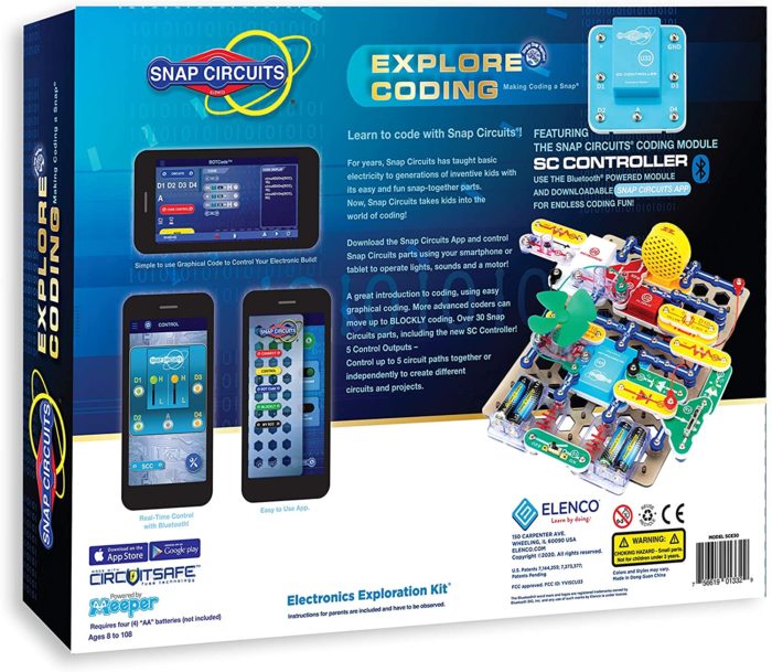 Snap Circuits Explore Coding Kit sample projects