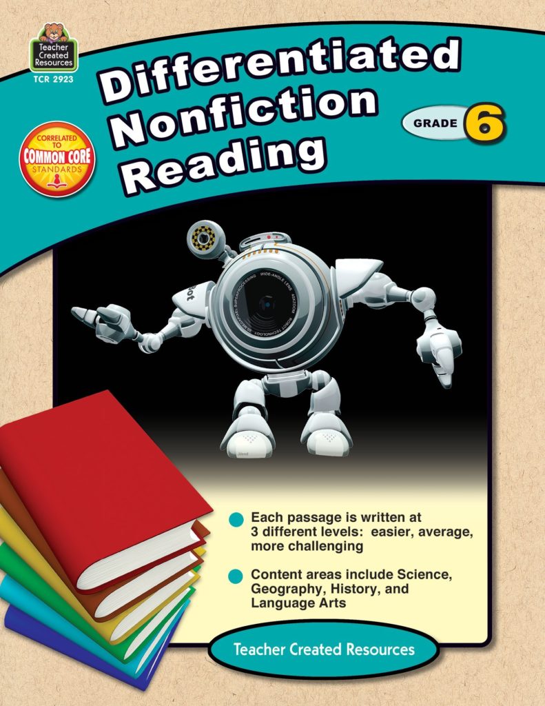Differentiated Nonfiction Reading 6 Cover