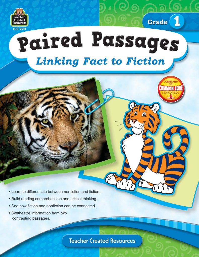 Paired Passages: Linking Fact to Fiction Grade 1 Cover
