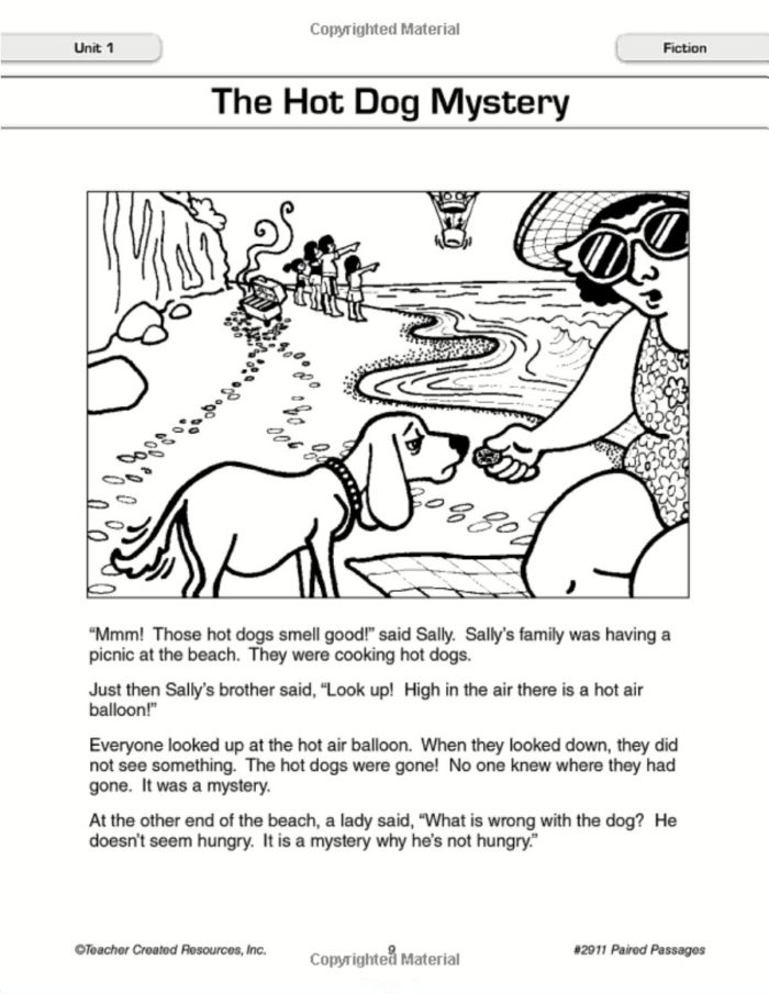 Paired Passages: Linking Fact to Fiction grade 2 page samples