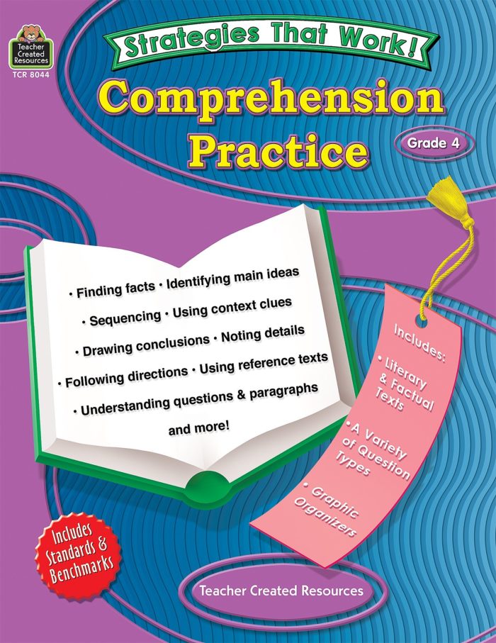 Strategies That Work Comprehension practice grade 4 front cover