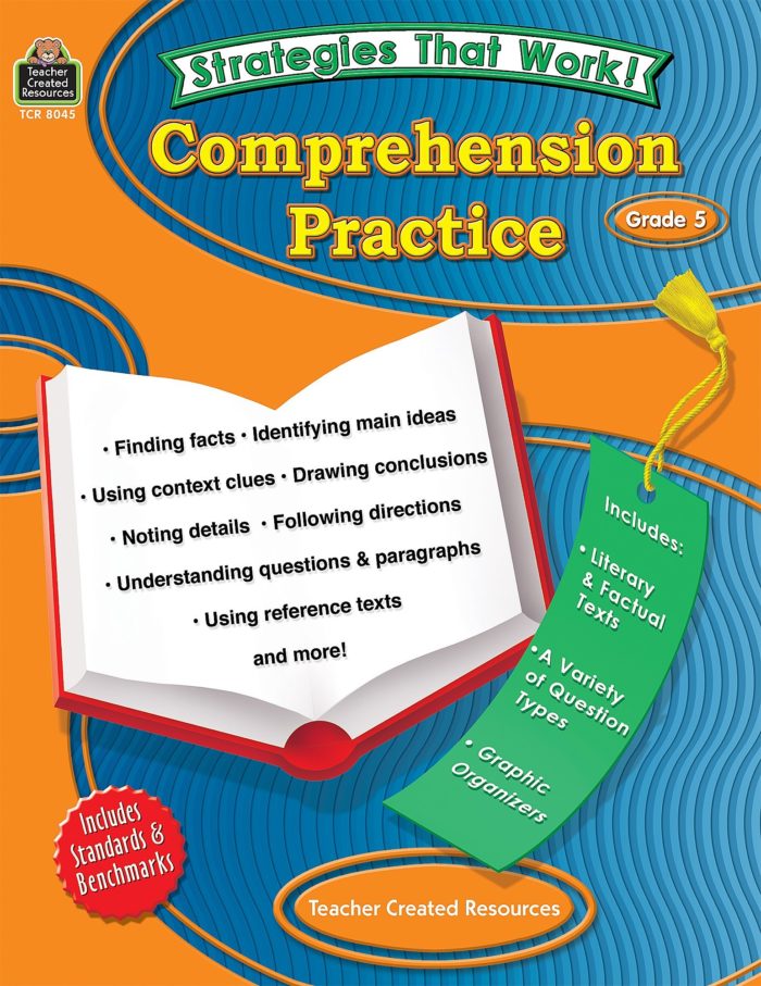Strategies That Work Comprehension Practice Grade 5 Cover