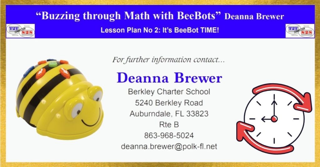Bee-Bot Math Lesson on time