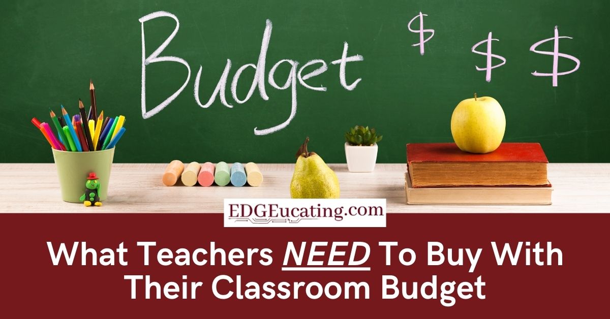 teacher classroom budgets