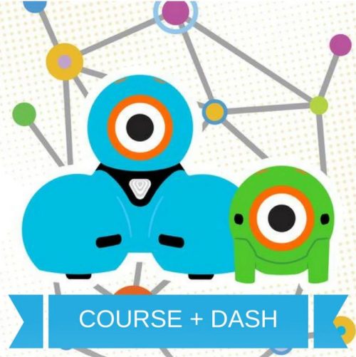 PD Bundle: Introduction to Coding and Robotics with Dash Robot & Dot (Course and Dash Robot)