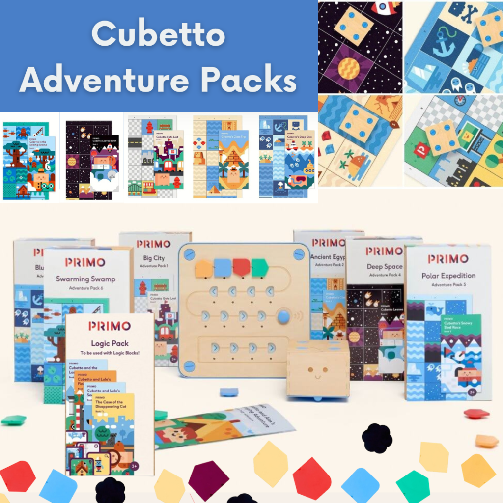 Cubetto adventure packs