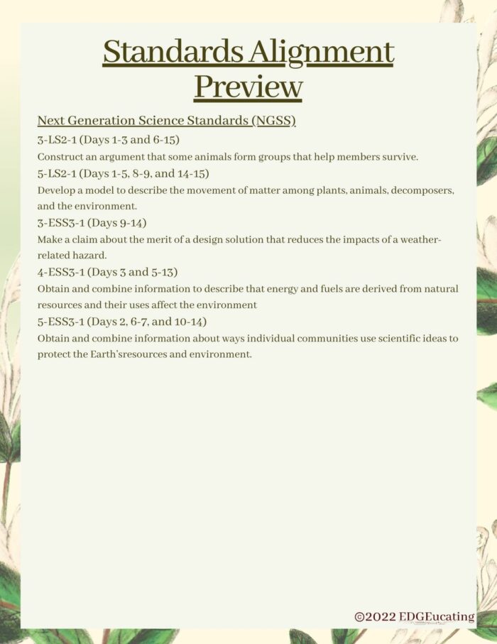 Ecosystems: Interactions, Energy, & Dynamics Grades 3-5 (Student Pack) - Image 4