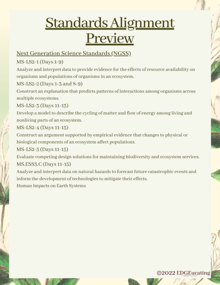 Ecosystems: Teacher's Guide for Middle School - Image 8