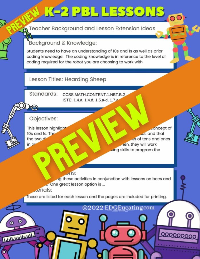 K-2 Project-Based Robotics Counting Lesson - Image 3